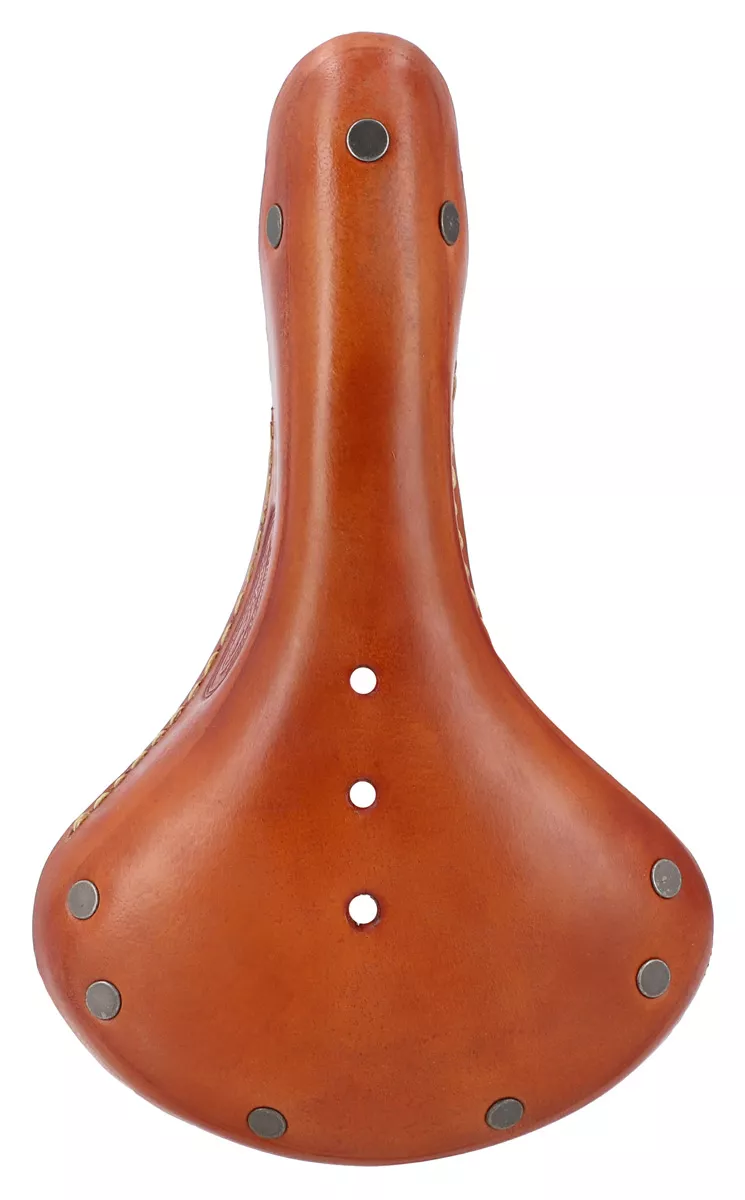 Bernard H Lederen Fietszadel - Honingbruin - Afbeelding 3