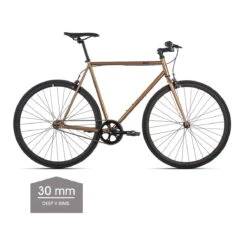 Dallas Singlespeed/Vaste Fiets - 30 Mm V-velgen