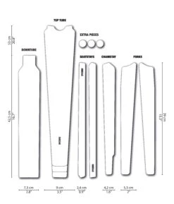 Dyedbro Beschermingsset Grindraam Clear - Glitter Matt