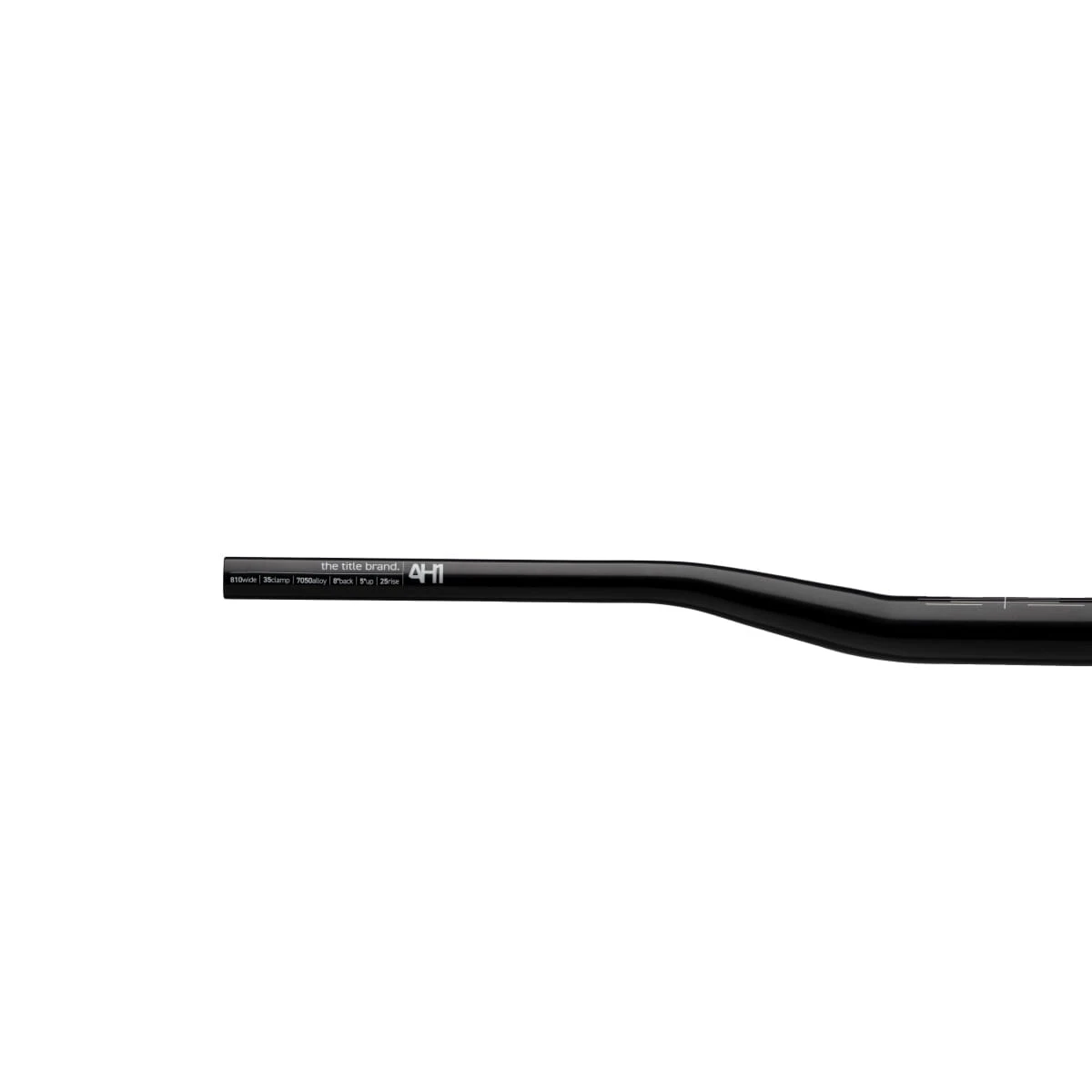 AH1 MTB-stuur 35 Mm - 38 Mm Stuuruitslag - Zwart - Afbeelding 2