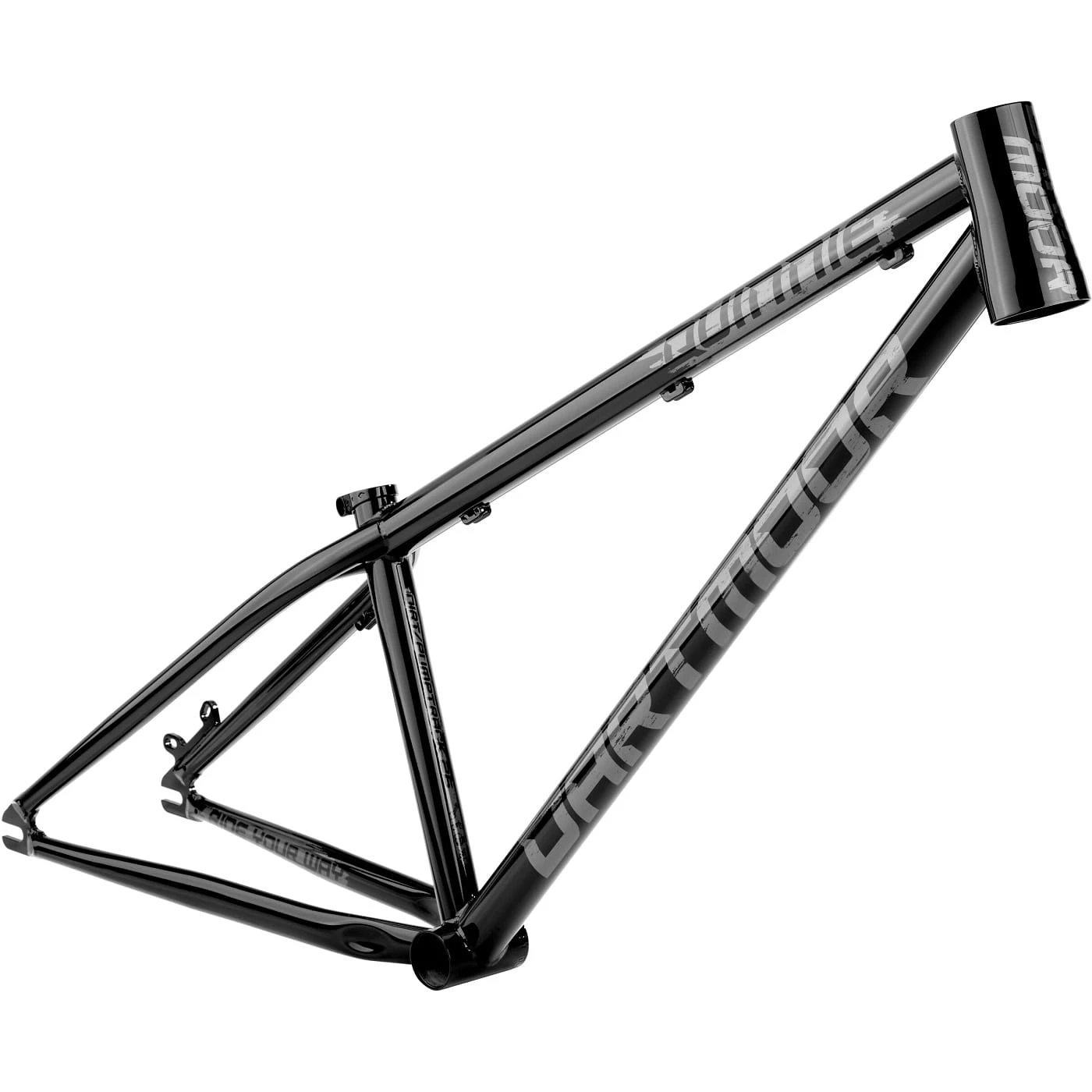 Dartmoor Quinnie - 26 Inch Dirt Bike Frame - Taps Toelopend - Zwart - Afbeelding 2