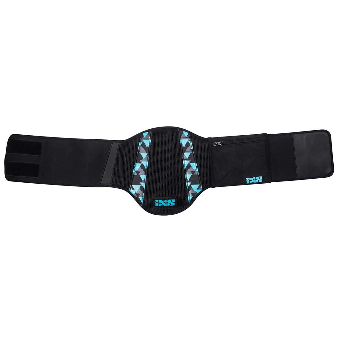 IXS Dames Niergordel Zwart-turquoise