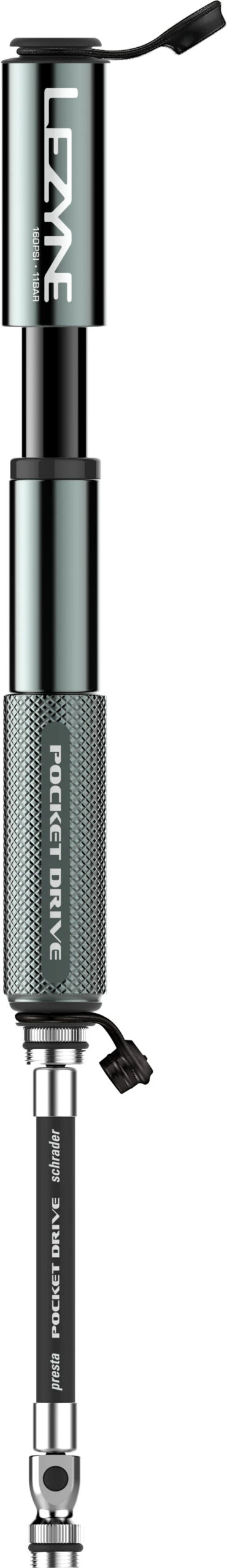 Lezyne Mini Pomp CNC Pocket Drive - Grijs - Afbeelding 2